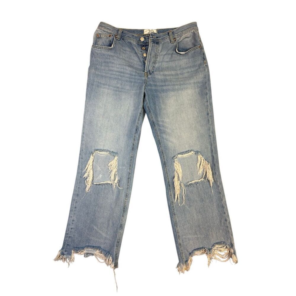 We The Free Distressed Straight Leg Jeans Women’s 29